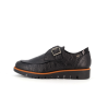 derby a scratch noir en cuir
